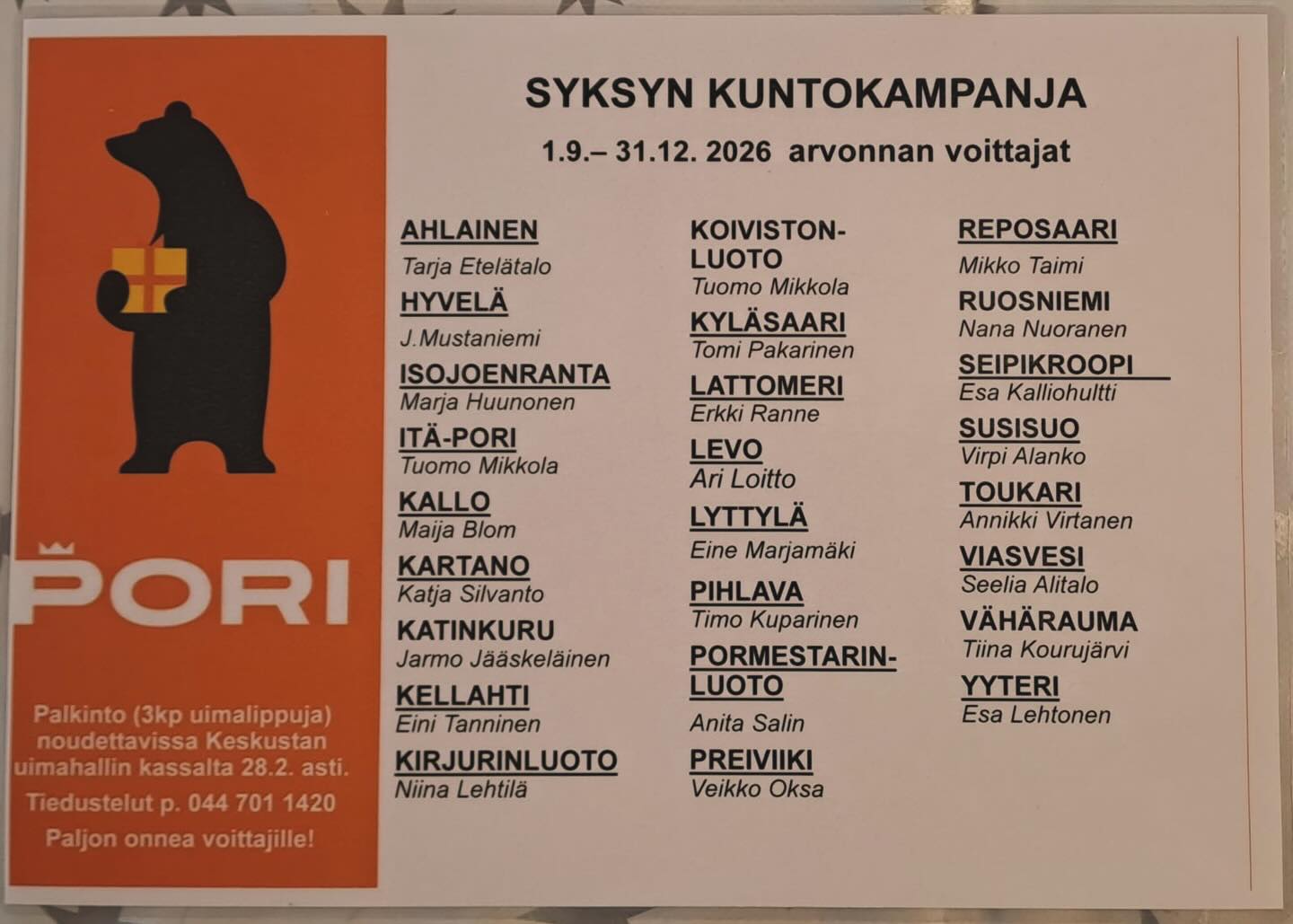 Onnea Eini!! #kellahdenkunto #kellahdenkuntolaatikot