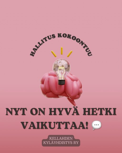 🌿 Kellahden kyläyhdistys ry:n hallitus kokoontuu! 🌿
Onko sinulla ideoita, toiveita tai kehitysehdotuksia kylämme asioihin?
Nyt on hyvä hetki vaikuttaa! 💬
Laita meille yksityisviestiä tai kirjoita kommenttikenttään, mitä asioita sinulla on mielessä.
Kaikki ajatukset – pienet ja suuret – ovat tervetulleita. Tehdään yhdessä Kellahdesta entistäkin viihtyisämpi paikka asua ja elää! 🌾✨
#kellahdenkylä #kyläyhdistys #yhdessäenemmän