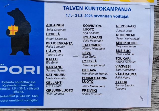 Kellahden Kunnon terveisiä! Onnea Arto! #poriliikkuu #kellahtiliikkuu #kellahdenkuntolaatikot #kellahdenkunto