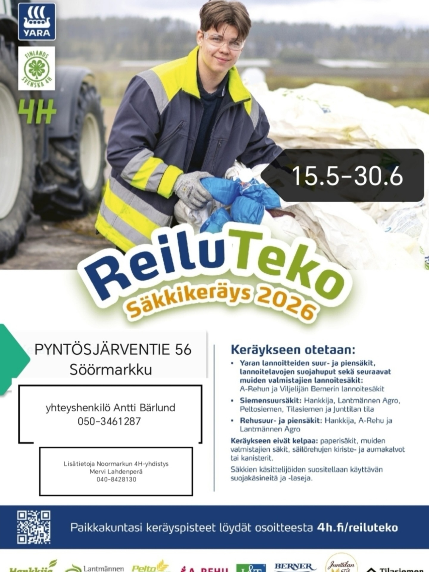 Säkkikeräys tulossa!♻️

#4h #kierrätys #säkkikeräys