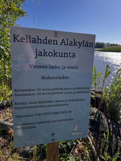 🌊🚤 Kellahden Alakylän jakokunnan veneenlaskupaikka🚤🌊

Suunnitteletko veneilyä kauniissa rantamaisemissa? Kellahden Alakylän jakokunnan veneenlaskupaikka tarjoaa sujuvan mahdollisuuden veneen laskuun ja nostoon!

⚓ Veneen lasku ja nosto
Helppo pääsy vesille – ilman turhaa säätöä.

💶 Maksut:
• Kertamaksu 10 € (sisältää auton pysäköinnin)
• Kausimaksu 40 € (sisältää auton pysäköinnin)

💳 Maksu:
Tilinumero: FI42 5700 0240 0412 38

🌱 Hyvän asian puolesta
Kerätyt varat käytetään rannan ja laskuluiskan kunnon parantamiseen!

📞 Lisätiedot:
040 531 9348

✨ Tule nauttimaan vesille lähdön helppoudesta ja pidetään yhdessä rantapaikat kunnossa!

#kellahti #veneenlasku